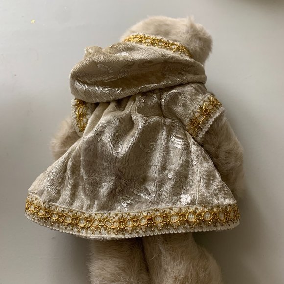 TY Beanie Attic Treasures RARE Gwendolyn Bear 1993 “All That Glitters” Poseable - Picture 10 of 10